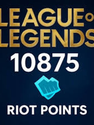 LOL Riot Points 10875 RP