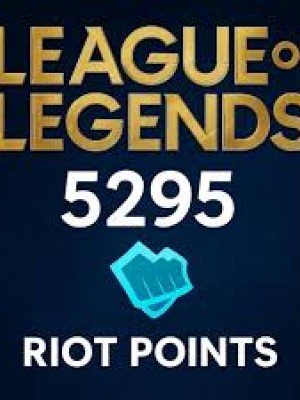 LOL Riot Points 5295 RP 