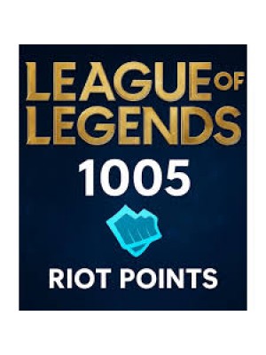  LOL Riot Points 1005 RP