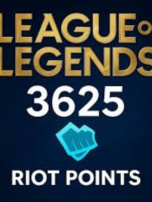 LOL Riot Points 3625 RP