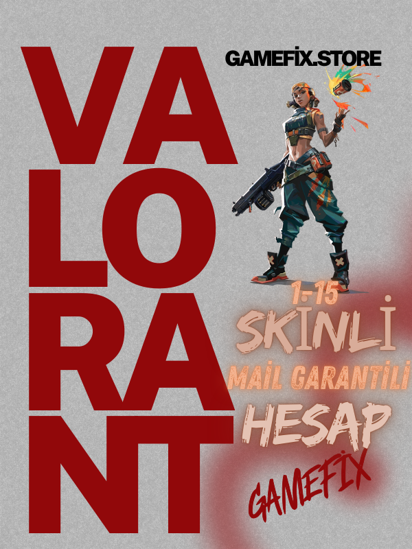 TR 1-15 Random Skinli Valorant Hesap (Mail Değişen)