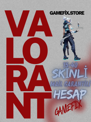 RS 15-40 Random Skinli Valorant Hesap (Mail Değişen)