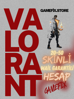 RS 20-50 Random Skinli Valorant Hesap (Mail Değişen)