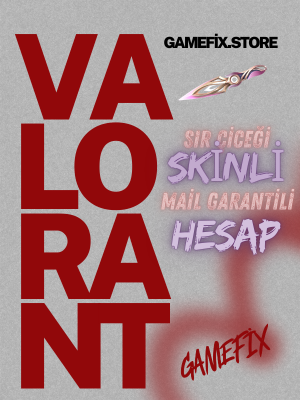 +VİP TR Sırçiçeği Skinli Valorant Hesap (Mail Değişen)