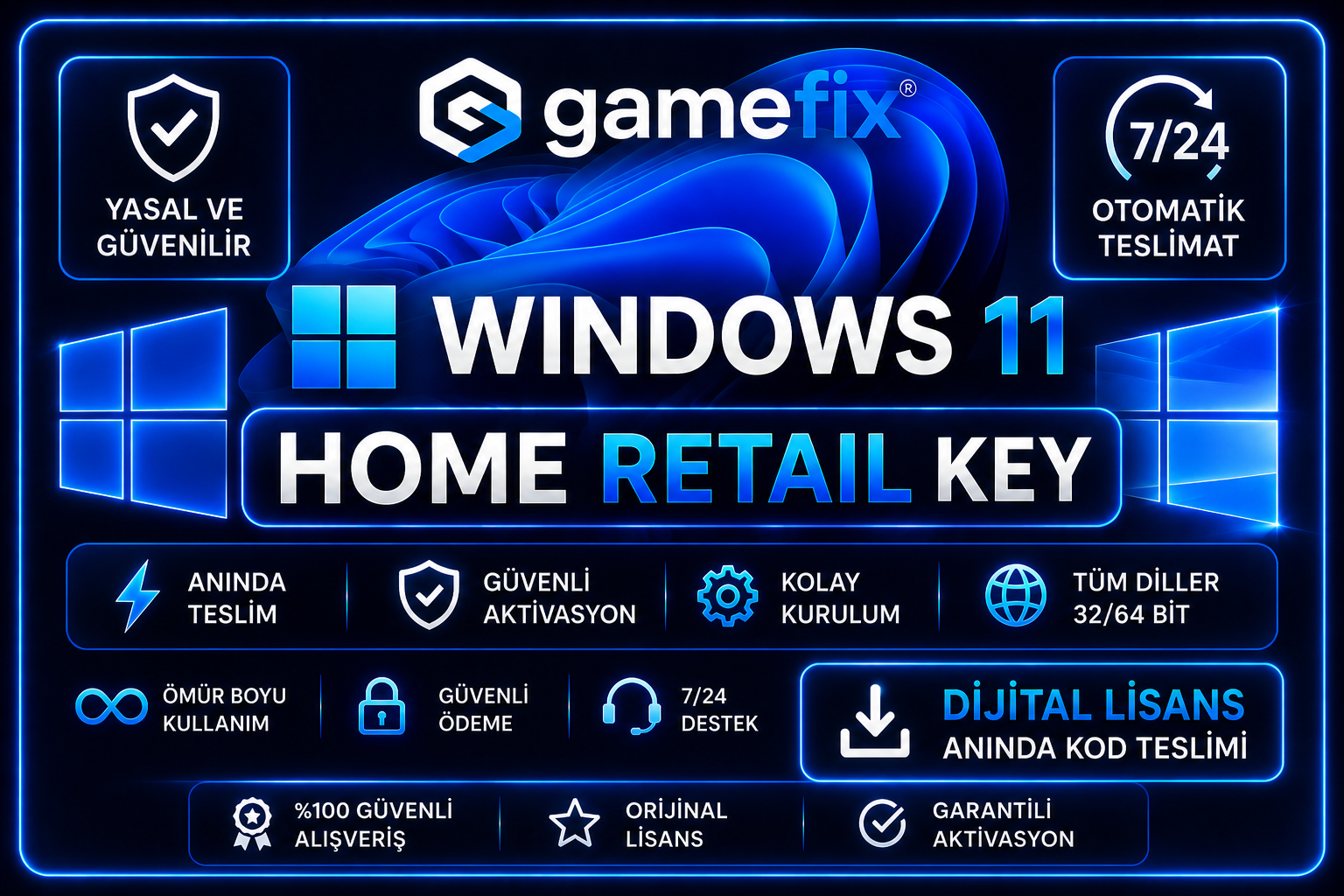 Windows 11 Home Retail Key