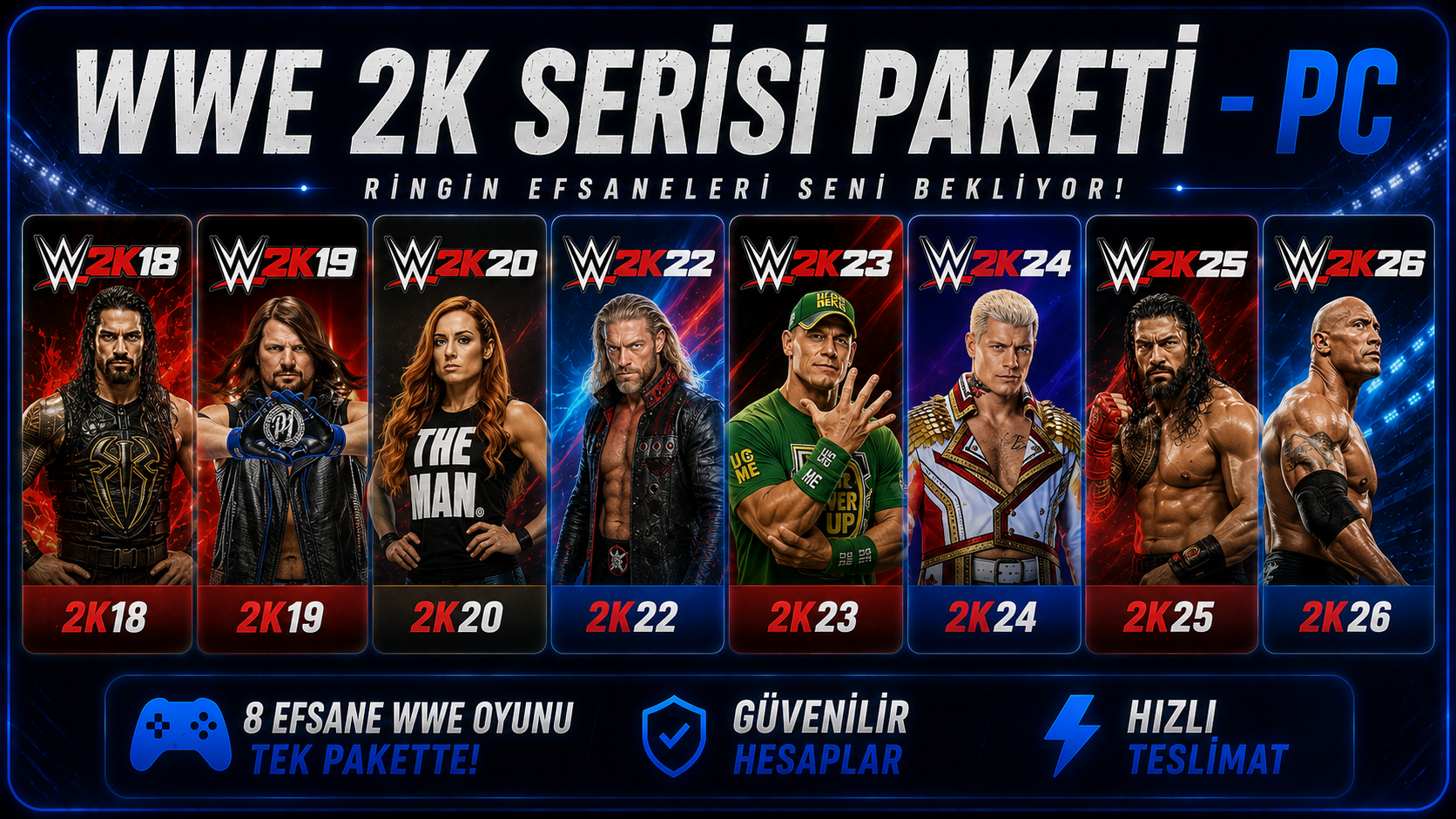 WWE 2K Serisi Paketi - PC