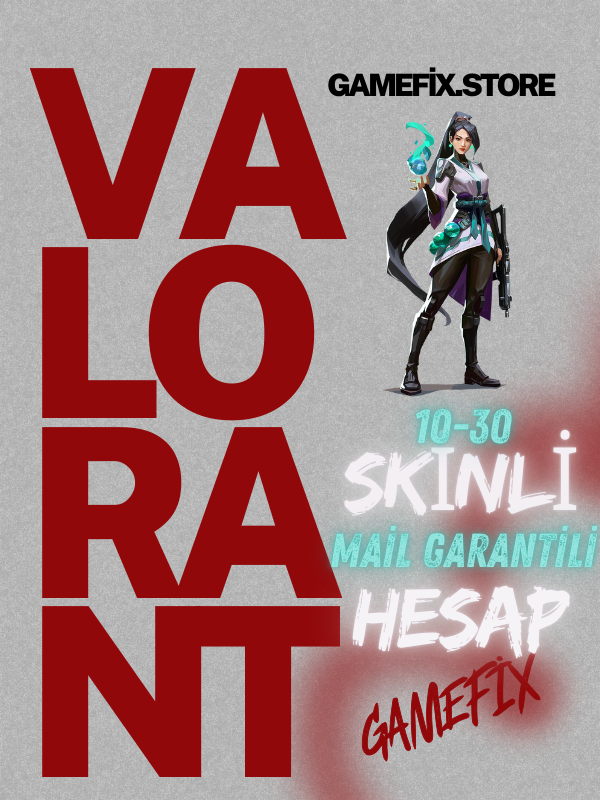 RS 10-30 Random Skinli Valorant Hesap (Mail Değişen)